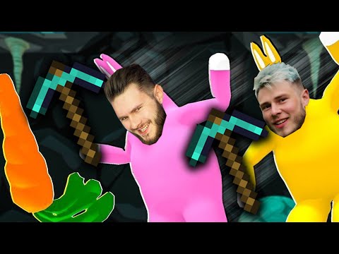 Видео: ЗАЙЦЫ МАЙНКРАФТЕРЫ В ШАХТЕ // SUPER BUNNY MAN