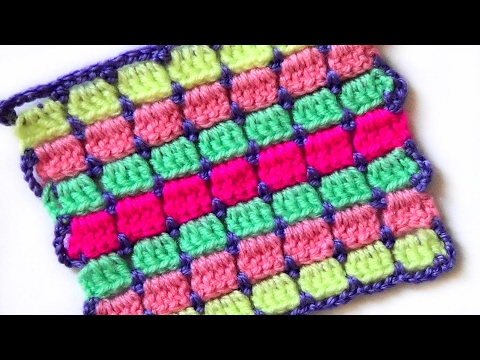 Видео: Узор Простые квадратики