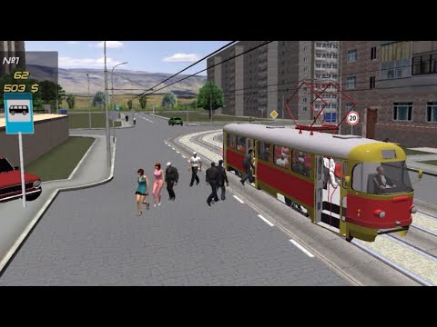 Видео: SIMULATOR TRAM рабочий день водителя ТРАМВАЯ! ☑️