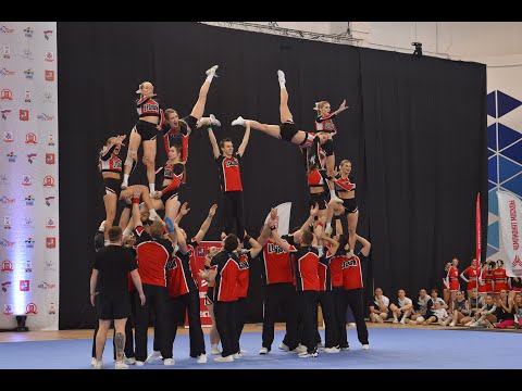 Видео: Чемпионат Москвы по Чир Спорту / Чирлидинг смешанная группа мужчины, женщины / Легион / 1 место