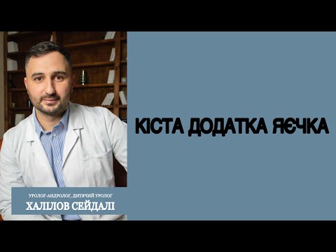 Видео: Кіста додатка яєчка.