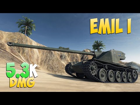 Видео: Emil I - 6 Фрагов 5.3K Урона - Одинаковый! - Мир Танков