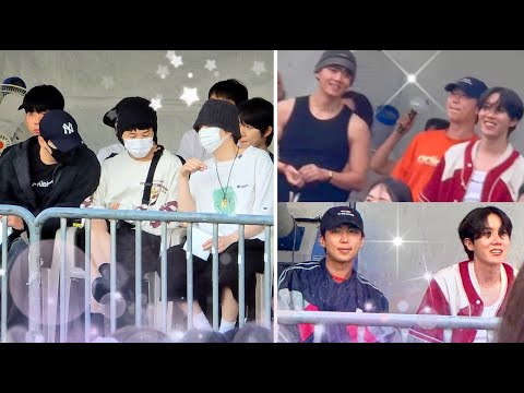 Видео: Мемберы BTS на концерте Джина, день 1-2 [RUN SEOKJIN_EP.TOUR ]