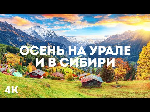 Видео: Золотая осень Урала и Сибири 4K | Яркие краски природы и чарующие пейзажи с высоты птичьего полета