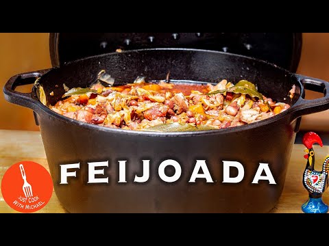 Видео: Фейжоада (Feijoada à Transmontana: тушеная свинина и фасоль по-португальски)