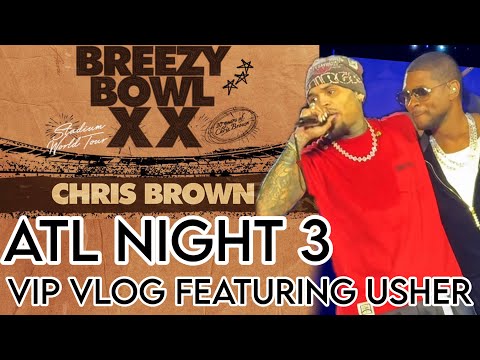 Видео: Крис Браун Breezy Bowl XX Atlanta Night 3 VIP-видеоблог с участием Usher, Glorilla и Bow Wow, 10/...