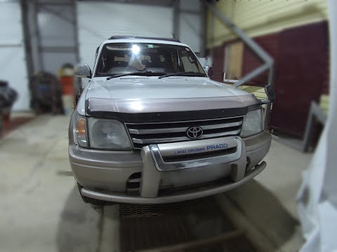 Видео: Антикоррозийная обработка рамы, порогов изнутри и арок на Prado 95.