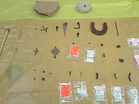 Видео: Уникальные археологические находки в центре Курска