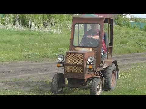 Видео: Трактор самодельный, 2/ home-made tractor