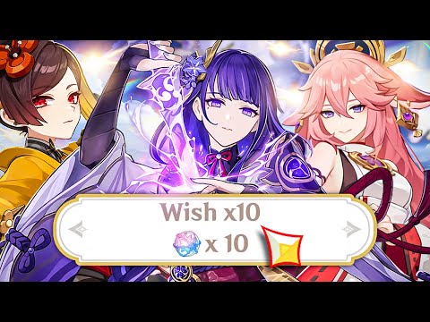 Видео: Получу ли я Куки C6 раньше, чем Чиори C2? Тяги были дикими (Inazuma Chronicled Wish)