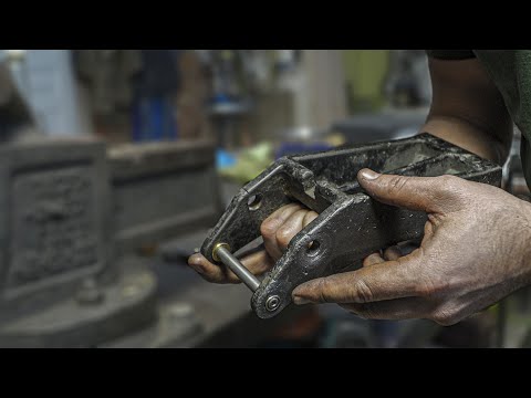 Видео: Ремонт кронштейна порога автомобиля Range rover .