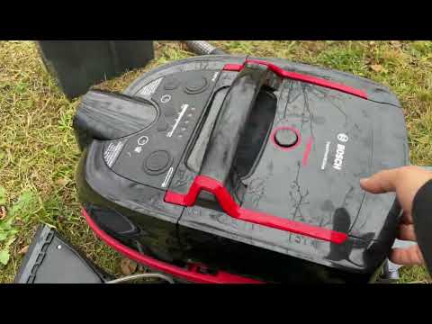 Видео: Обзор моющего пылесоса Bosch с мощностью 2100w  и как его собрать