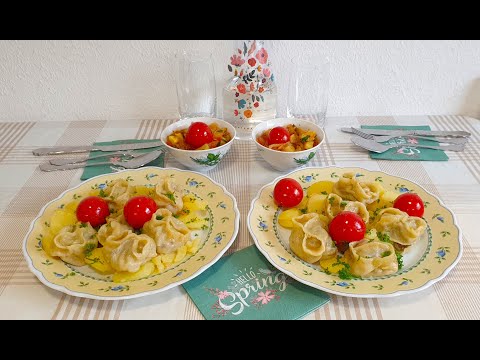 Видео: Кабачок с луком к мантам на картошке!Очень вкусно!