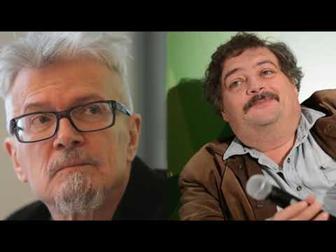 Видео: Эдуард Лимонов в гостях у Дмитрия Быкова. Читает стихи. Радиоэфир Сити-Шоу.
