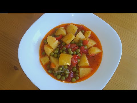 Видео: Картофена яхния с грах