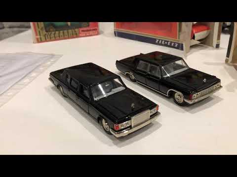 Видео: ЗИЛ-117 и ЗИЛ-115 1/43 (по каталогу А31 и А42). Агат, Тантал. Саратовские модели СССР