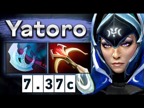 Видео: Яторо на Луне, стабильная игра от керри Team Spirit - Yatoro Luna 7.37 DOTA 2