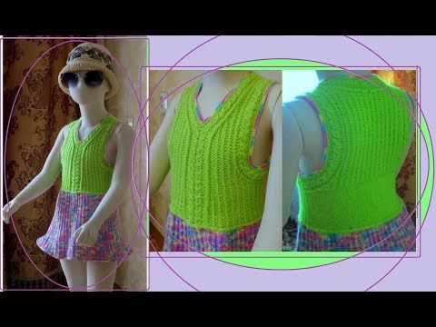 Видео: Безрукавка-2. Часть 4. Летний сарафан .