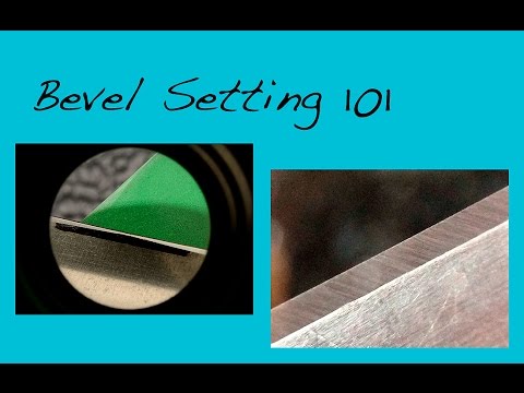 Видео: Заточка опасной бритвы — установка скоса 101