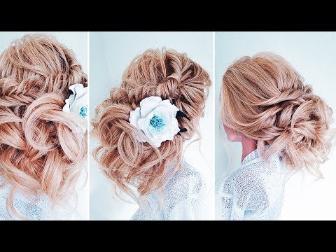 Видео: ★ НИЗКИЙ ТЕКСТУРНЫЙ ПУЧОК ИЗ ЛОКОНОВ ★ Прическа на средние волосы★ How To: Messy Updo ★LOZNITSA