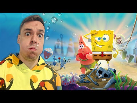 Видео: ПРЕКАРВАМ 1 ДЕН В СВЕТА НА SPONGEBOB!