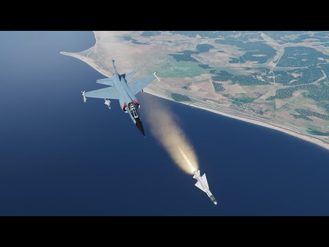 Видео: Mirage F1CE. Применение вооружения воздух-воздух и контрмер (DCS World 2.7)