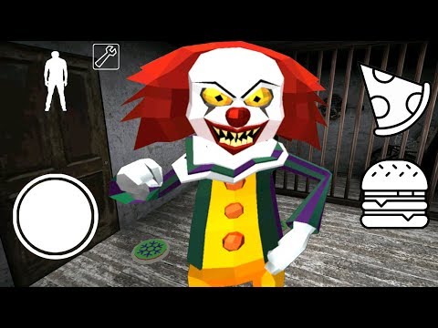 Видео: МОНСТР КЛОУН СОСЕД ГРЕННИ - Clown Neighbor Granny Escape