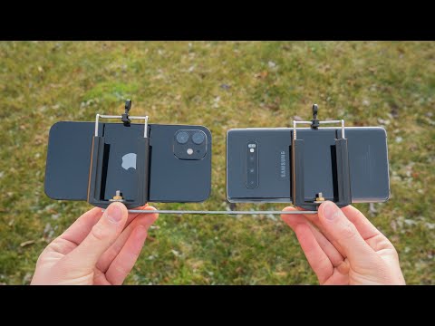 Видео: Сравнение камер Samsung Galaxy S10 и iPhone 12