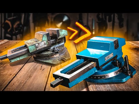 Видео: ЛАМПОВАЯ РЕСТАВРАЦИЯ ТИСКОВ С УДЕЛКИ / WISE RESTORATION ASMR