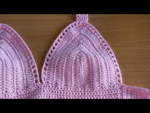 Видео: Купальник крючком на очень большой размер