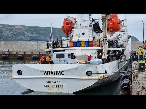 Видео: Судно Гипанис | Петропавловск-Камчатский — Северо-Курильск (о. Парамушир)