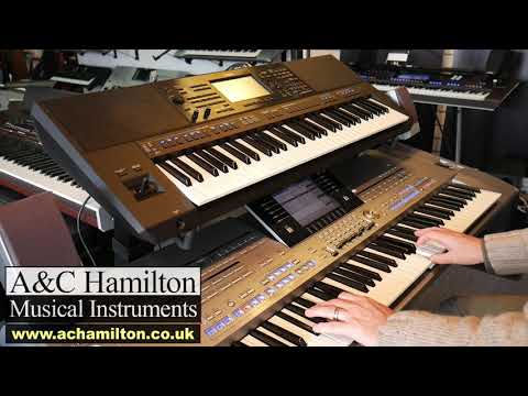 Видео: Сравнение клавиатур Yamaha PSR-SX900 и Tyros5