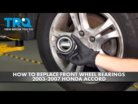 Видео: Как заменить передние ступичные подшипники на Honda Accord 2003-2007