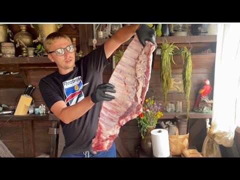 Видео: СВИНЫЕ РЁБРА В ТАНДЫРЕ /3 кг одним большим куском / ТАЮТ ВО РТУ