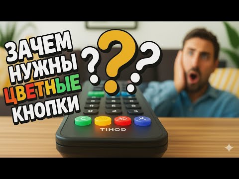 Видео: Для чего НА САМОМ ДЕЛЕ нужны цветные кнопки на пульте!