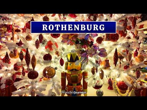 Видео: Рождественский магазин, который никогда не закрывается 🎄 Ротенбург 🇩🇪