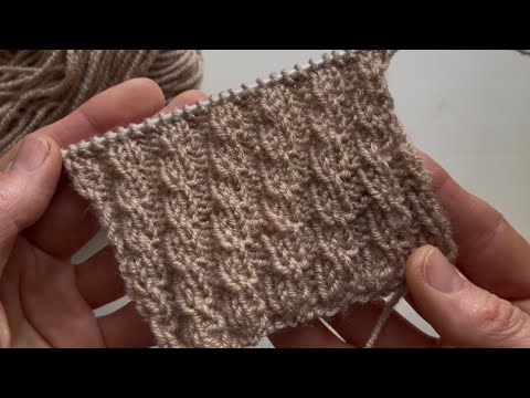 Видео: ВАУ! ДВУСТОРОННИЙ  узор для Шарфа спицами |Так просто, красиво и эффектно!