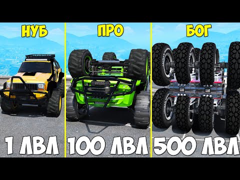 Видео: ПРОКАЧАЛ ЧИТ МОНСТР ТРАК ДО 500 УРОВНЯ ЭВОЛЮЦИЯ БОГА ГТА 5 МОДЫ! ОБЗОР МОДА GTA 5 MODS