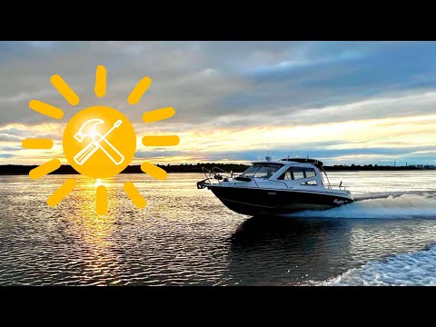 Видео: Обслуживание катера Silver star cabin, mercruiser alpha, аноды, установка датчика lowrance