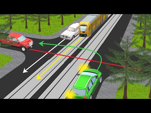 Видео: Кто последним проедет через перекресток?