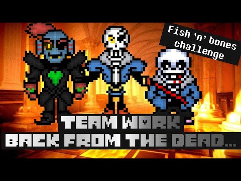 Видео: Bonetale disbelief Papyrus "Fish 'n' bones" challenge | челлендж "рыба и кости" - неверующий Папирус