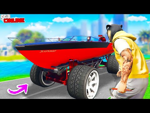 Видео: ВЗЯЛ ЛОМ И УГНАЛ ТУРБО-ЛОДКУ В GTA 5! - БИТВА ВОРОВ В ГТА 5 ОНЛАЙН