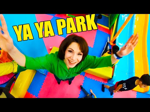 Видео: Игровой парк "Yaya Park" / Ледяной городок / Kaspi Postomat