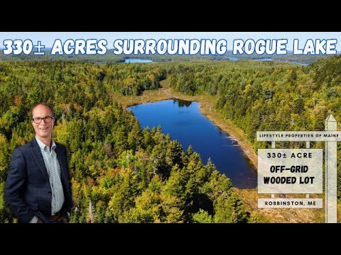 Видео: 330± Лесные участки вокруг озера Роуг | Недвижимость в штате Мэн