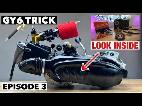 Видео: Модификация вариатора для багги/скутера GY6 — БОЛЬШОЙ ПРИРОСТ! [ЭПИЗОД 3]
