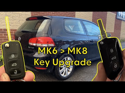 Видео: Обновление ключа VW Golf MK6 / Переделка ключа Volkswagen MK6 в MK8