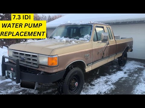 Видео: 7.3 Замена водяного насоса IDI