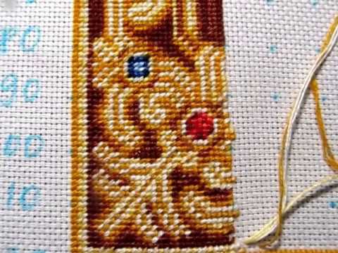 Видео: Вышивка.Готовая вышиванка и первый отчёт по иконе "Умиление"