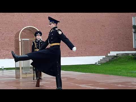 Видео: Онемевшая (замершая) рука на почетном карауле в Москве у вечного огня. 25.10.20 ( 10.00 ч.)