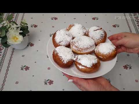 Видео: Пончики на молоці і дріжджах. Простий рецепт приготування.